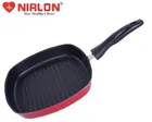 Nirlon Square Aluminium Nonstick Grill Pan 