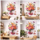 Fancy 3D Floral Wall Sticker 