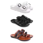 Combo of Sliders with Slippers for Men 