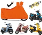 Polyester Universal Waterproof Motorcycle Cover (Orange)