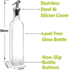 Afast 500ml Glass Oil Dispenser Bottle for Kitchen-Pack of 2