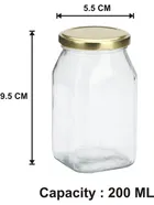 Glass Airtight Kitchen Storage Jars with Lid 