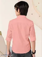 Solid Cotton Blend Kurta Set for Boys 