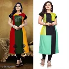 Crepe Printed Kurti for Women 