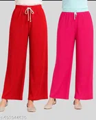 Comfortable Palazzo Pants for Women, Pack of 2 