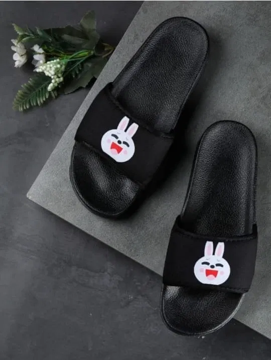 Sliders for Women (Black, 7)