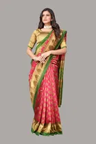 Printed Saree with Blouse Piece for Women 