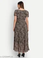 Animal Print Gown for Women 