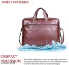 Polyester Laptop Bag for Men, Brown