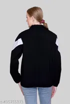 Nylon Solid Jackets for Women 