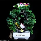 Artificial Bonsai Plant with Sparrow & Light 