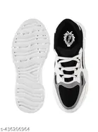 Solid Synthetic Sneakers for Girls 