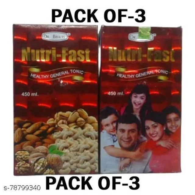 Nutri-Fast Ayurvedic Healthy General Tonic 450 Ml (Pack Of 3)