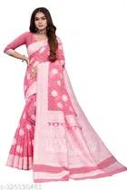 Cotton Zari Woven Saree for Women 