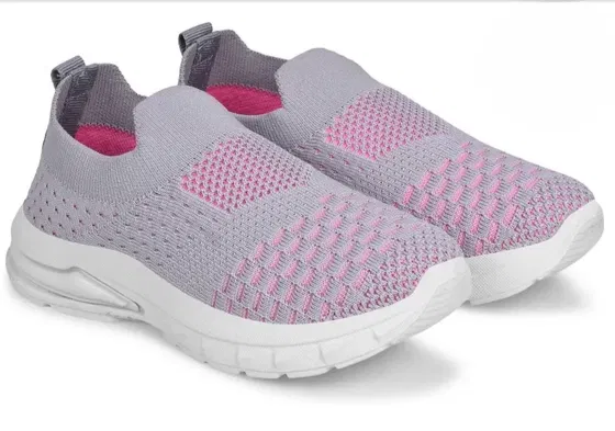 Womens Sport Shoes for Women, Grey & Pink (5)