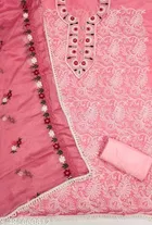 Chanderi Cotton Unstitched Suits for Women 
