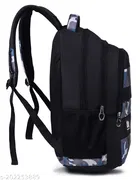 Nylon Backpack for Men & Women, Black