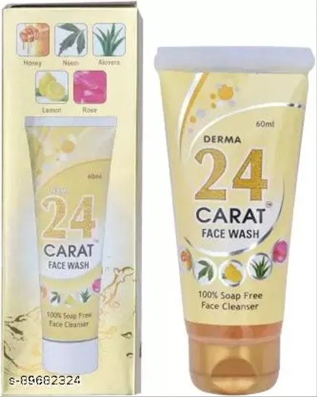 Broad Biotech Derma 24 Carat Ayurvedic Pack Of 2 Face Wash (60 Ml X 2)
