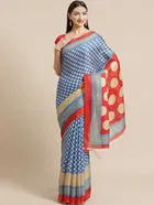 New Fancy Khadi Festive Sarees 