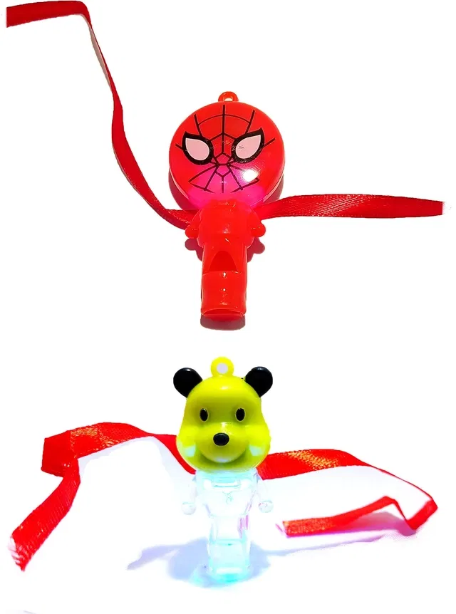 Plastic Rakhi for Raksha Bandhan (Multicolor, Pack of 2)