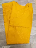 Cotton Blend Embroidered Kurti for Women 