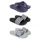 Combo of Sliders with Flipflops for Men 