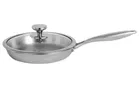 Stainless Steel Frying Pan with Glass Lid 