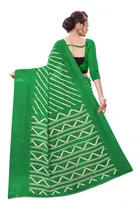 Cotton Linen Printed Saree for Women 