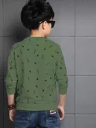 Cotton Blend Round Neck T-Shirt for Boys 