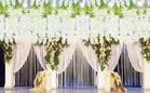 Polyester Artificial Hanging Flower Garlands 