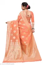 Chanderi Cotton Zari Woven Saree for Women 