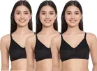 Cotton Blend Non Padded Bra for Women 