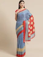 Khadi Printed Saree for Women 