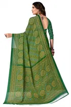 Kanooda Prints Georgette Women Saree With Un-stitched Blouse 