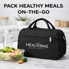 Lunch Meal Box Bag Insulated thermal Black