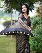 Kanjeevaram Silk Zari Woven Saree for Women 