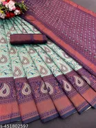 Banarasi Silk Zari Woven Saree for Women 
