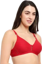 Cotton Blend Non Padded Bra for Women 