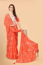 Trendy Zoya Silk Saree with Blouse Piece For Women 