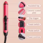 Ceramic Coating Hair Straightener and Curler 2 in 1 Hair Straightener Hair Straightener