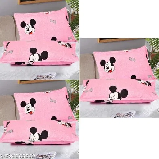 Cotton Pillow Covers (Multicolor, 17x27 inches) (Pack of 6)