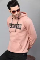 Bold Printed Fleece Sweatshirt for Men 