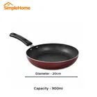 SimpleHome Non Stick Aluminium Frying Pan 900 ml 20cm