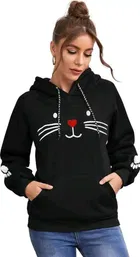 Women's Printed Long Sleeves SweatShirt 