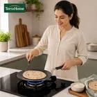 TerraHome Hard Anodised Concave Roti Tawa 25cm