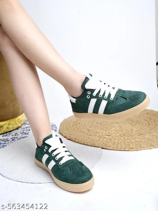 Shoetopia Women's Casual Shoes - Green (IND-7)
