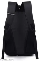 Nylon Backpack for Men & Women, Black