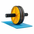 AJRO DEAL NORMAL AB WHEEL ROLLER-YELLOW For Exercise Fitness Equipment workout equipments Ab Exerciser 