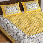 Cotton Double Bedsheet with 2 Pillow Cover 