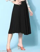 Crepe Skirt for Women 
